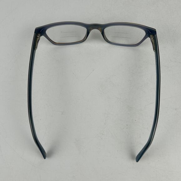Eddie Bauer 8281 Eyeglasses Frame Mens Blonde Blue Plastic Full Rim 48-18-140mm - Picture 6 of 10